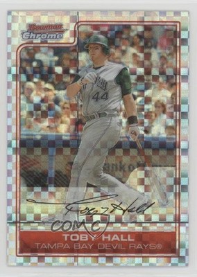 2006 Bowman Chrome X-Fractor 60/250 Toby Hall #131 0j4n
