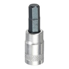 Hex Bit Socket H6 1/4" Drive 1.5" Length S2 Steel Bit CR-V Socket