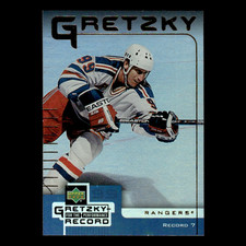 Wayne Gretzky #7 1999 McDonalds Upper Deck Gretzky Performance for the Record NM