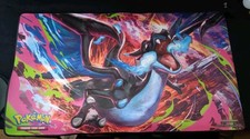 Pokémon Mega Charizard X Playmat - Official UPC Exclusive - Blue Fire TCG - NEW
