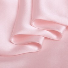 100 silk fabric 16mm silk satin charmeuse fabric 114cm width baby pink 1 yard