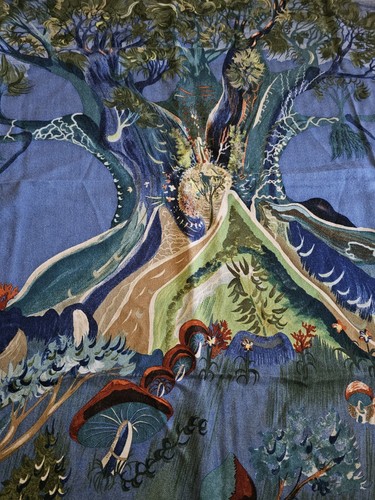 HERMES CASHMERE/SILK SQUARE SCARF..."KUGGOR TREE" NWOT..