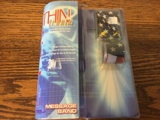 Vintage Rare Hasbro Tiger Electronics Thin Tronix Slap Message Band New in Box
