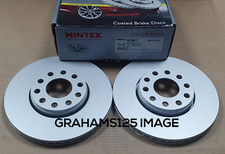 Image of BRAKE DISCS X2 FRONT VENTED 288mm FITS SKODA VW MINTEX COATED MDC2338C