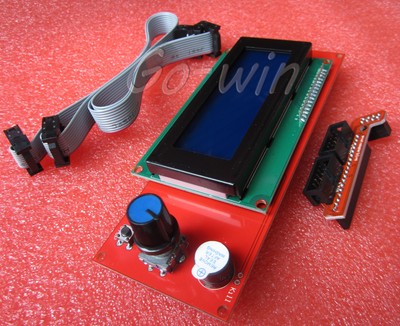 2004 LCD Display 3D Printer Controller With Adapter RAMPS 1.4 Reprap Mendel