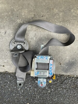 Honda CR-Z Seat Belt Front Driver  Side 2011-2012-2013-2014-2015-2016-Gray