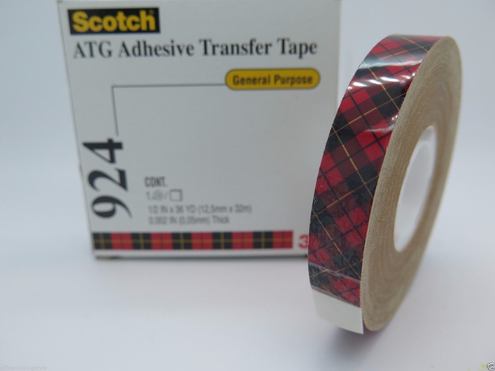 6 x 3M 924 ATG Adhesive Transfer Tape 12mm x 32m Roll TRACKED