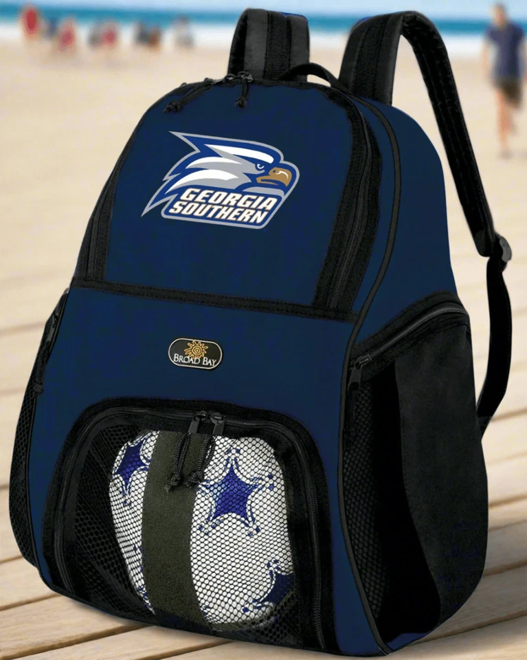 Mochila o bolsa de equipo deportivo de voleibol Georgia Southern University para balón de fútbol Foto 3 de 4
