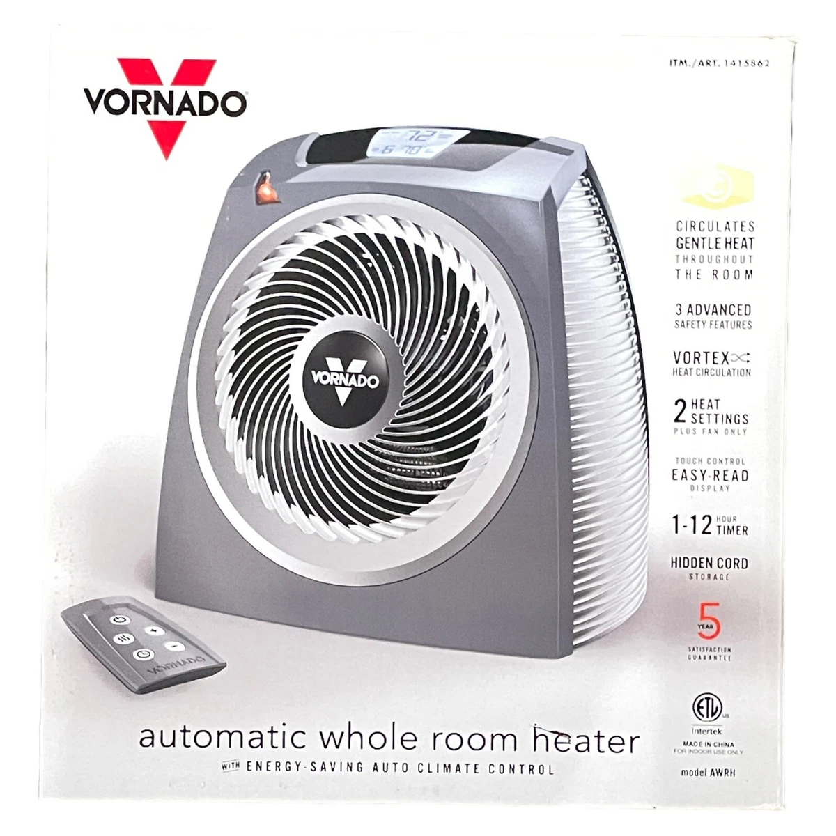 Vornado Automatic Whole Room Heater Model AWRH w/Remote Open Box | eBay