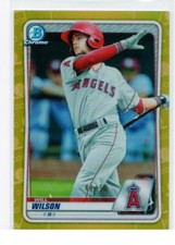 2020 Bowman Chrome Prospects Gold Refractor #BCP147 Will Wilson /50