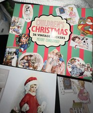 Children  s Christmas 26 Vintage Stickers All Different