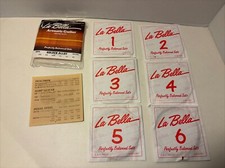 La Bella Acoustic Guitar Strings Golden Alloy 40PS Round Perfectly Balanced