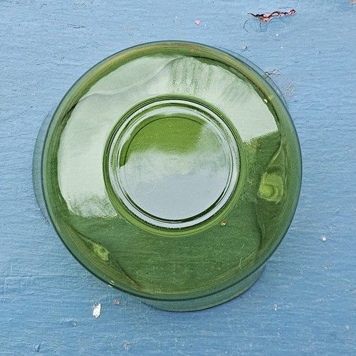 Vintage Anchor Hocking Green Chip and Dip Set w/o stacking bracket - Picture 17 of 18
