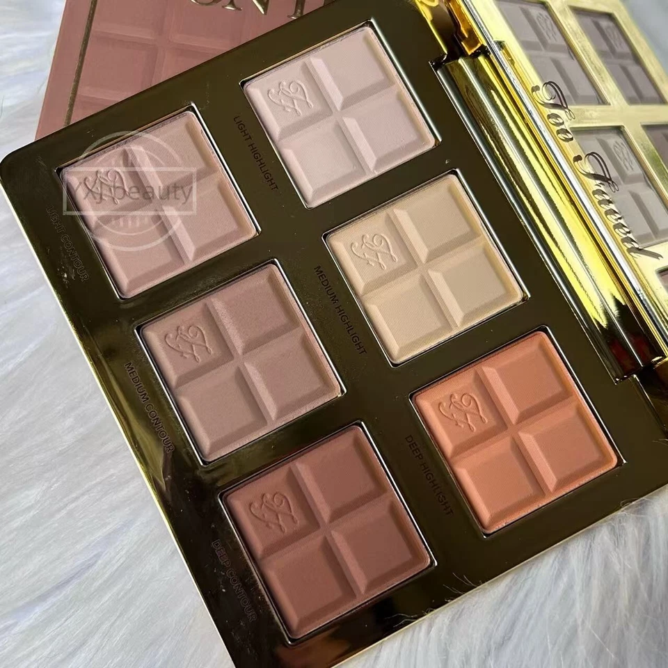 New Too Faced Cocoa Contour Contouring & Highlighting Palette Full Size~Rare - Image 2 of 4