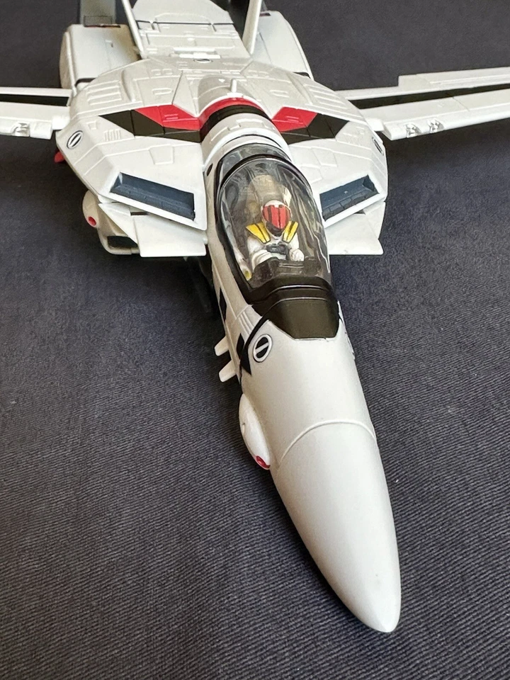 Figura de acción Macross VF-1S 1/48 Hikaru Ichijo Do You Remember Love Yamato con caja Foto 3 de 4