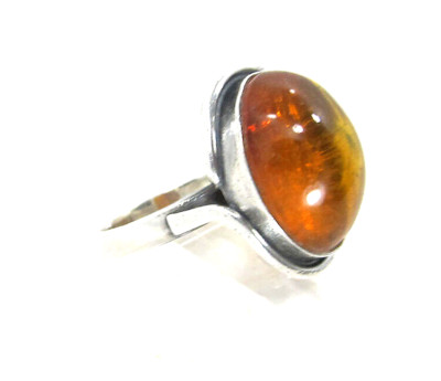VINTAGE BERNSTEIN SILBER RING  925 Sterling Silber BAGUE ° RINGGRÖSSE 57  SILVER