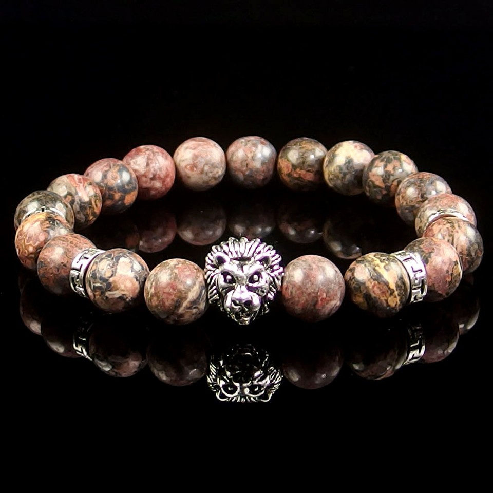 Crystal Gemstone Bracelet 10mm Bead Chakra Natural Stone Stretch Reiki Jewellery - Foto 10