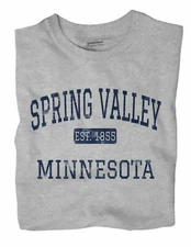 Spring Valley Minnesota MN T-Shirt EST