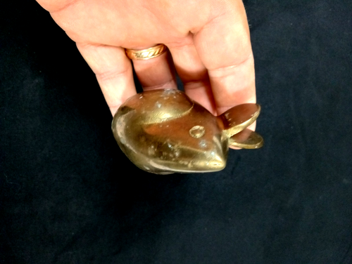 Interpur Brass Mouse Figurine (Korea) - Picture 2 of 4