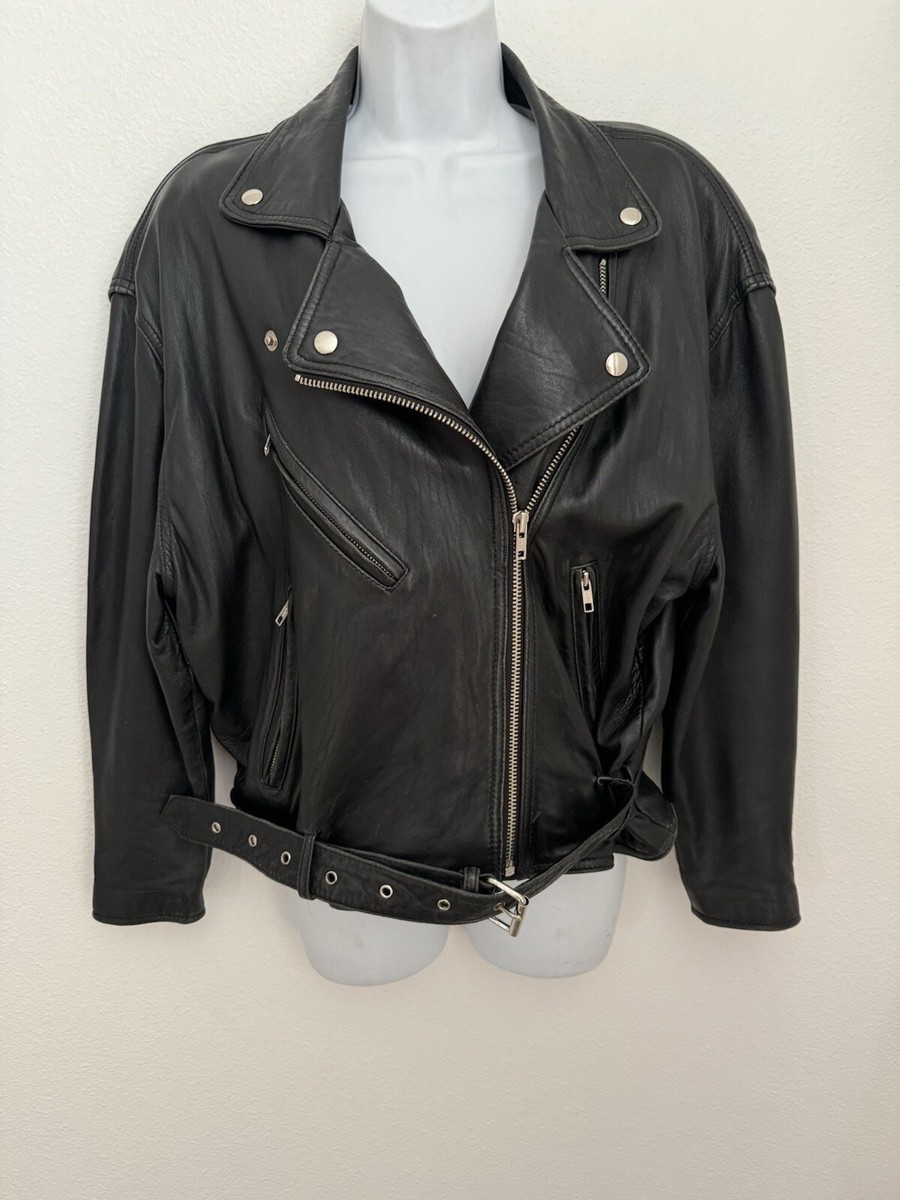 ジャケット・アウター 80s-90s NORDSTROM 2way leather jacket BP Nordstrom Vintage Women Black leather Biker motorcycle jacket S