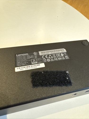 Lenovo ThinkPad 40A9 DK1633 USB-C Docking Station No Power Supply - Picture 3 of 3