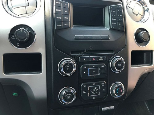 Per Ford F150 2008-2014 Alluminio Anello Ventilazione Anelli Cromati 4 pezzi - Picture 8 of 9