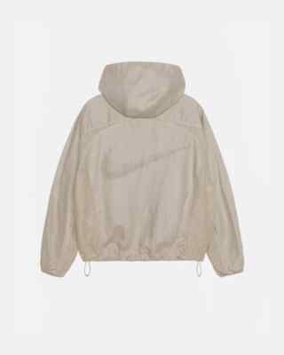 Stussy x Nike U NRG Linen Jacket Hoodie Black Light Bone Stussy x Nike U NRG Linen Jacket Hoodie Black Light Bone