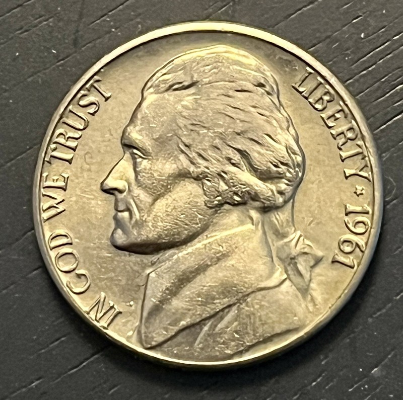 1961 D Jefferson Nickel