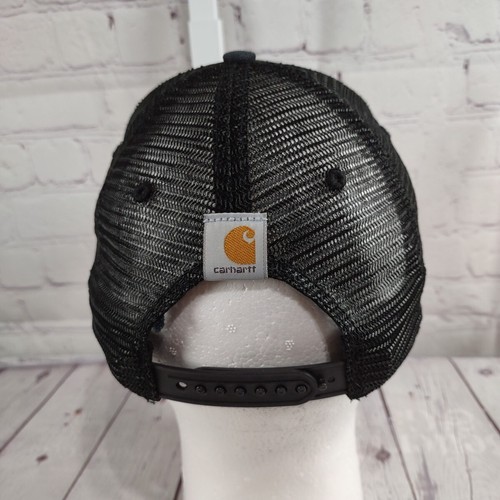 Carhartt Black Mesh Trucker Hat Cap Snapback Adjustable - Bild 4 von 7