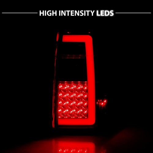 Par de luces traseras cromadas para Ford Expedition 2007-2017 barra LED C para repuesto - Imagen 8 de 8
