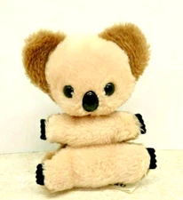 Vtg Wallace Berrie And Co Plush Koala Koko 493 Bear 7" Brown 1975 Stuffed Toy