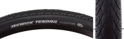 CONFEZIONE 2 PNEUMATICI KENDA KWEST 26x1.25 - TPI 60, Filo Nero, Fianchi Riflettenti