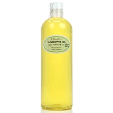 16 OZ SUNFLOWER SEED OIL UNREFINED COLD PRESSED ORGANIC 
