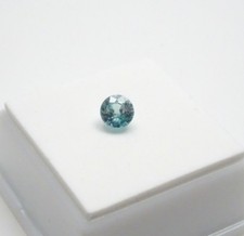 Stunning Blue Zircon 1.42ct - 6mm Round - Blue Zircon Loose Gemstone