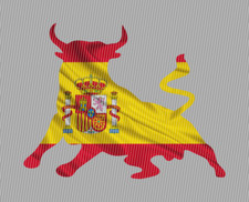 Stier Spanien Bulle Spain Aufkleber Sticker Auto Motorrad Fenster Sticker Toro