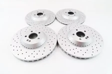 Mercedes S class S550 S550e front rear brake rotors