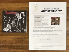 BUCKCHERRY FULL BAND SIGNED AUTOGRAPHED VOLUME 10 CD BECKETT BAS COA CERTIFIED