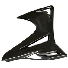Krafstofftankverkleidung Rechts Glanz Schwarz für Kreidler Supermoto 125DD 08-16
