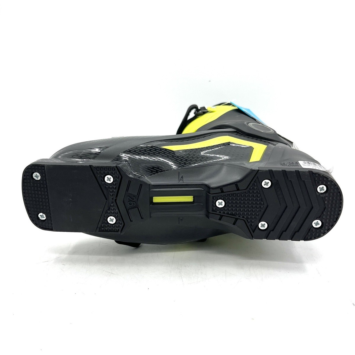 Salomon S Pro X90 Black Yellow Downhill Ski Boots Men's Size 26