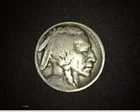 1913-P Type I - Indian Head, Buffalo Nickel - Very Faint Date, Raised Ground
