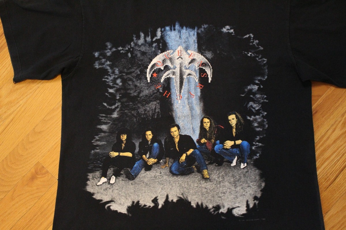 90s queensryche USA製 ワールドツアーTシャツ GIANT 90s queensryche USA製 ワールドツアーTシャツ GIANT 90s