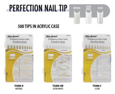 Mia Secret Professional Nail Tips - Perfection - CHOOSE YOURS