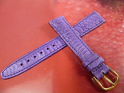 18 mm LILA  UHRENARMBAND ARMBAND ECHT GALLUS UHRENBAND LEDER 1831
