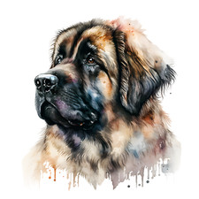8x 18x18 cm Leonberger car sticker dogs large sticker