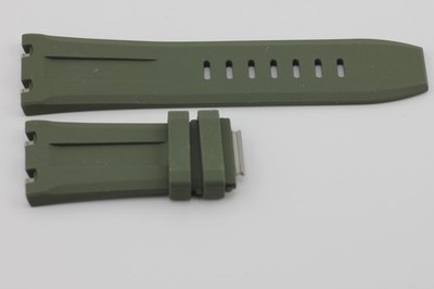 Audemars Piguet Green Rubber Strap for 42mm Offshore Diver Quick Release