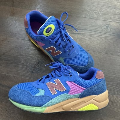 New Balance 580 MT580HSB Blue Multi-Color Gum Running Shoes Men s 11.5