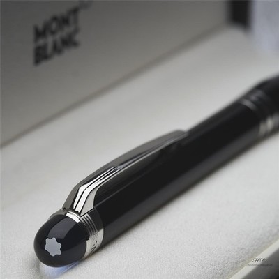 Montblanc Starwalker Resin Line Ballpoint Pen Blue Top Black Resin
