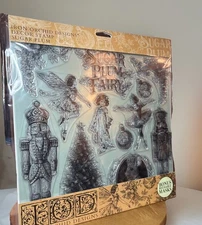 Iron Orchid Designs IOD 2025 “Sugar Plum Fairy” 12X12 Decor Stamp Christmas NEW