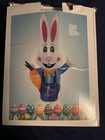 6ft Inflatable Happy Easter Bunny Blow Up Yard Decoration with LED Lights