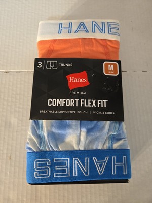 New Hanes Men's 3 Pack Premium Comfort Flex Fit Trunks 